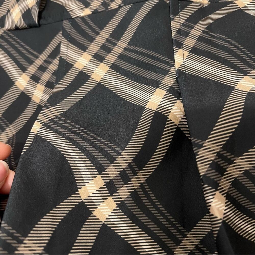 I.AM.GIA Women’s Carmel Mini Skirt Black Plaid Pleated Grunge Punk sz Large - Picture 7 of 13